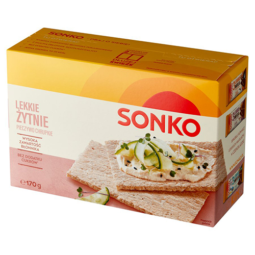 ხრაშუნა პური/Sonko/ ჭვავის 10*170გ