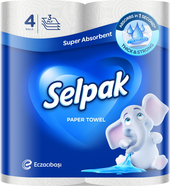ტუალეტის ქაღალდი 'სელპაკი' 3ფენა