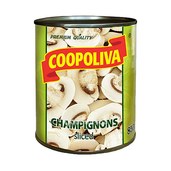 Mushrooms / Coopoliva chopped / 850 ml