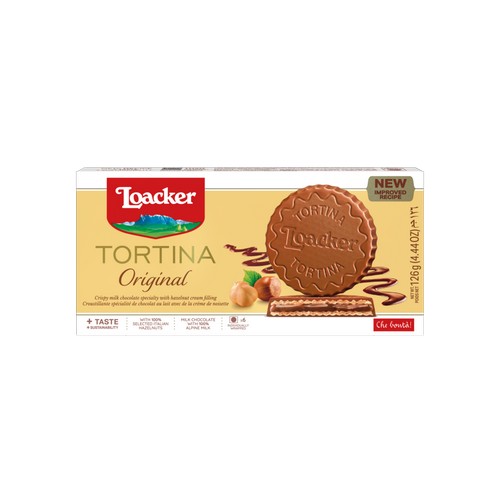 "LOACKER"- ვაფლი ტორტინა ორიგინალი 125გრ