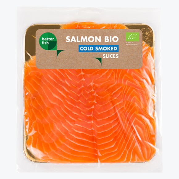 Fish - /FREEZCO/-/BIO BETTER FISH/ Smoked bio salmon from the Atlantic Ocean 20*200g.