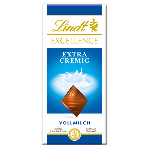 Chocolate bar / Lindt excellen milk / 100 gr