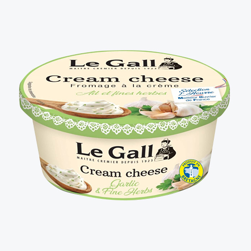 French cream cheese/Le Gall/with garlic and herbs 12*150g