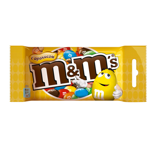 შოკოლადი M&M მიწისთხილით 45 გ
