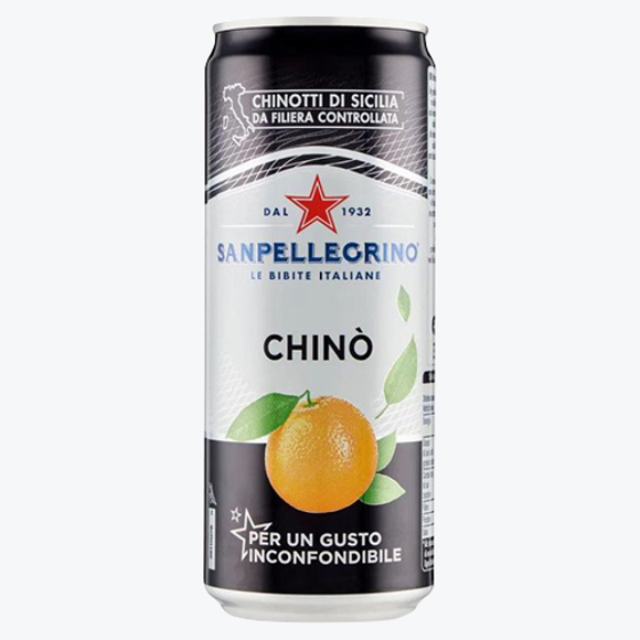 Mineral drink in a can/S.Pellegrino/with orange 24*330 ml