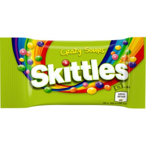 SKITTLES-საღეჭი დრაჟე სკიტლსი მჟავე მიქსი 38გრ