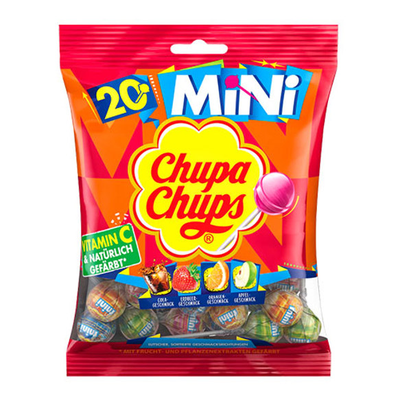 კანფეტი /Chupa Chups/ მინი ჩუპა ჩუპსუს მიქსი 12*120გ