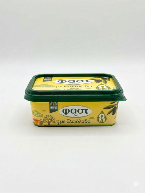 სამარხვო მცენარეული ცხიმი ზეთისხილის ზეთით  და ვიტამინებით/ Minerva/ 12*220 გ