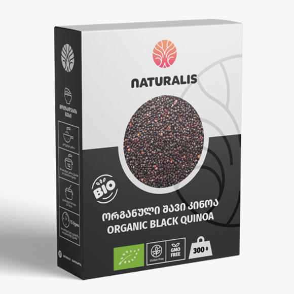 Quinoa organic black Naturalis 300 gr