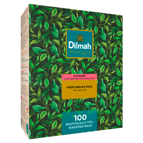 Black tea/dilmah/raspberry flavored premium/ 12*200g (100 ind. packed package)