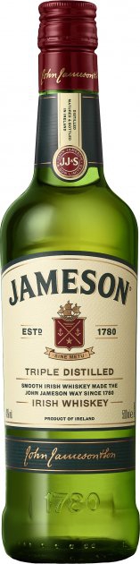 JOHN JAMESON - ვისკი, ჯონ ჯეიმსონი, 40% 0,5