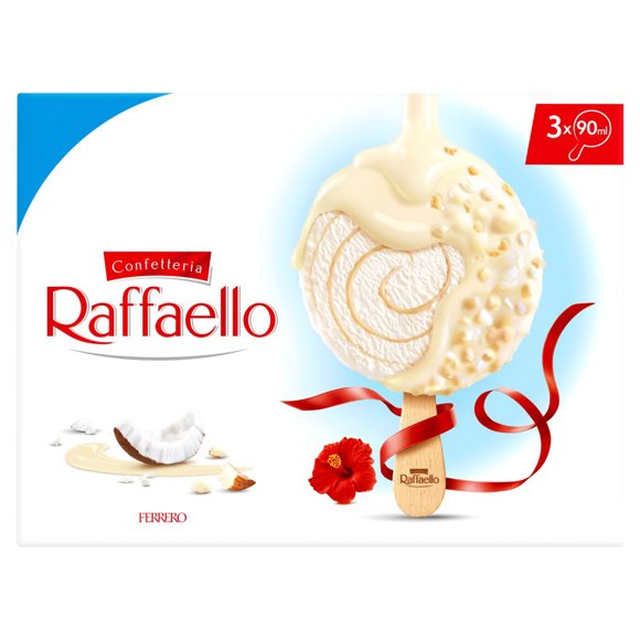ნაყინი/ Ferrero/ რაფაელო/ (3*90მლ)  8*190.5გ