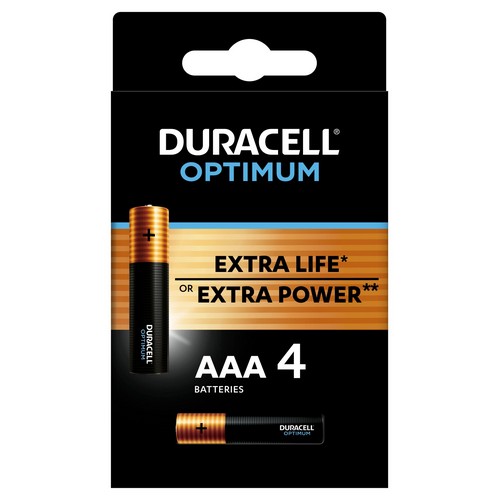 "Duracell"- ელემენტი ოპტიმუმი AAA4BKP CEE 3L/DU ALK OPT AAA4BKP CEE