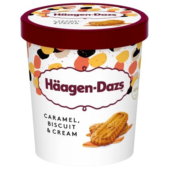 ნაყინი / HAAGEN DAZS / კარამელის ბისკვიტით 8*460 მლ
