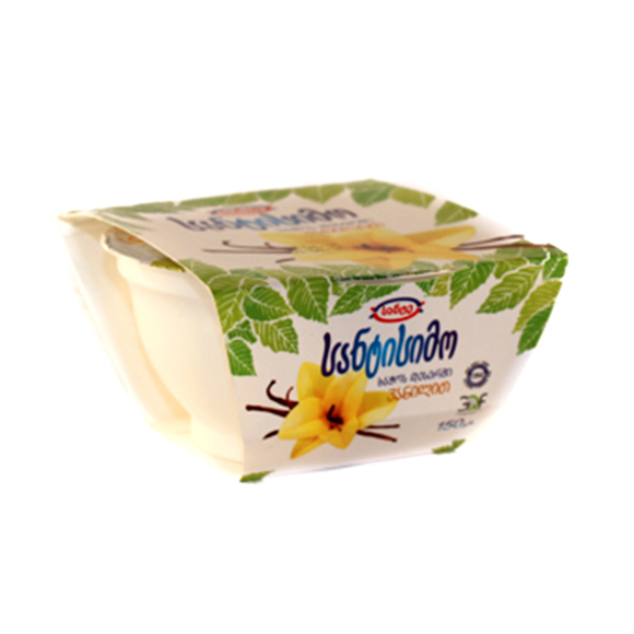 ხაჭოს დესერტი 'სანტისიმო' ვანილით და ნაღებით 0.150გ