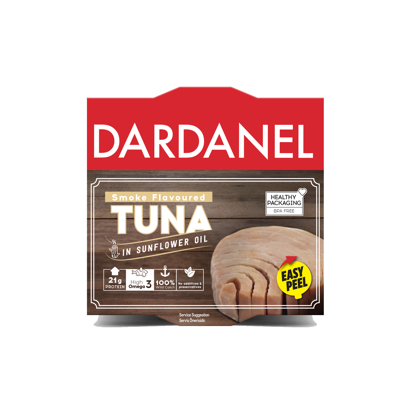 Canned fish /Dardanel/ smoked tuna in sunflower oil 140g