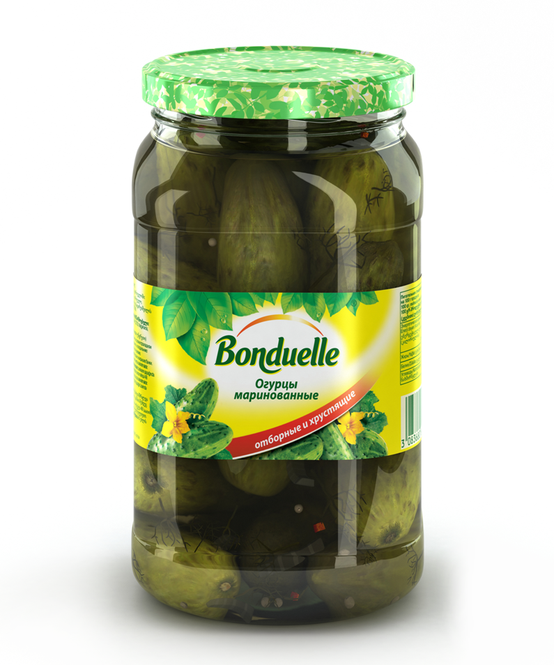 "Bonduelle"- კიტრის მწნილი 720მლ