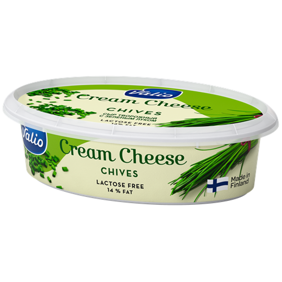 Cream cheese / Valio / with green onion, lactose-free 8*180g