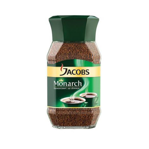 Instant coffee / Jacobs Monarch / Glass / 95 gr