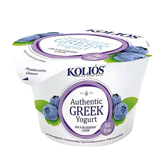 ბერძნული იოგურტი მოცვით/ kolios/ 12*150 გ