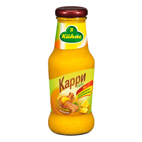 სოუსი Kuhne 'Curry' 250 მლ