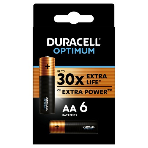 "Duracell"- ელემენტი ოპტიმუმი AA6BKP CEE 3LDU ALK OPT AA6BKP CEE 3L