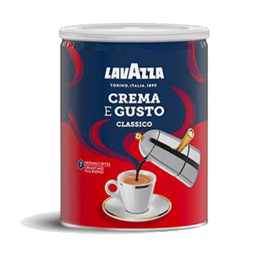 "Lavazza"-დაფქვილი ყავა CREMA & GUSTO INT 250 გრ