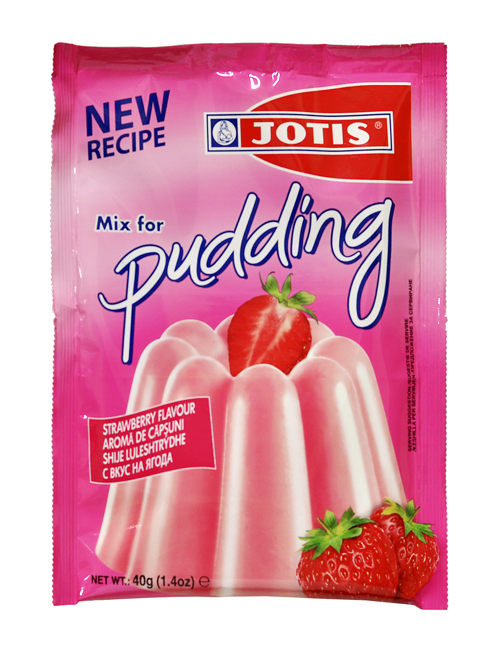 Pudding / strawberry / 40 gr