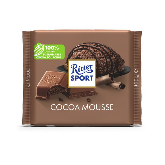 Ritter Sport with alpine milk and cocoa mousse 100 g