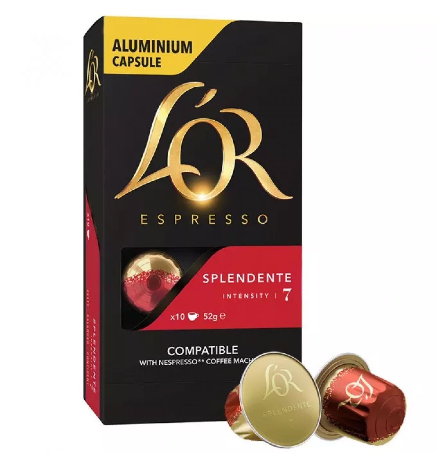 ყავა / კაფსულა / LOR SPRESSO SPLENDENT / 52 გრ