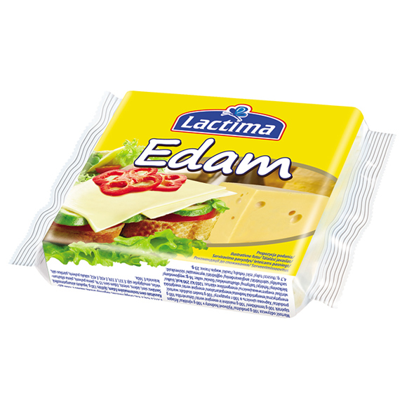 Proceseed cheese / Lactima / layer Edam 130 gr