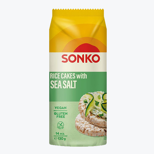 Rice crackers/Sonko/ with sea salt, gluten-free 16*130g