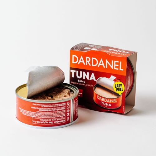 Canned fish in spicy tuna / Dardanelles / Mzasumzir oil 140g