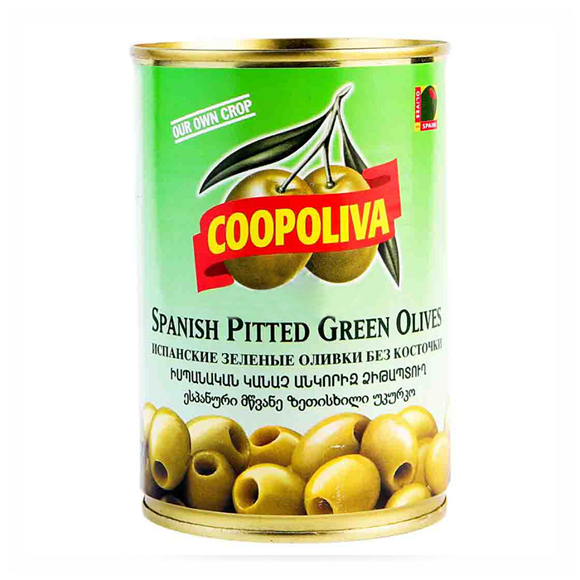 Oilives / Coopoliva green / 425 ml without seeds