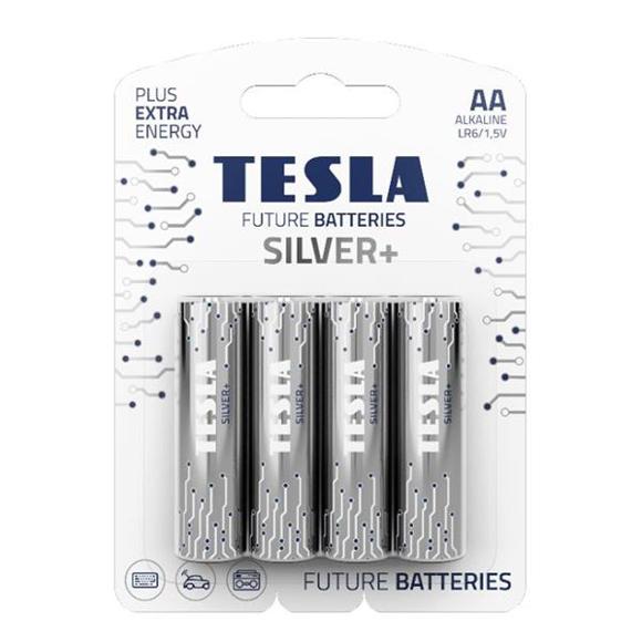ელემენტი / TESLA-SILVER+ AA BLISTER 4 PCS