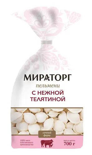 პელმენი/მირატორგ/ ნაზი ხბოს ხორცის 8*700 გრ