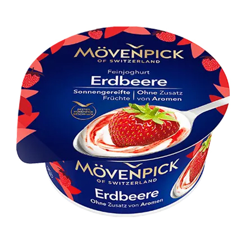 Yogurt /Movenpik/ Fresh yogurt with strawberries / 3*150g