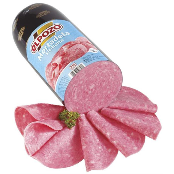 Sausage / Elpozo / Pork and turkey mortadella 100 g