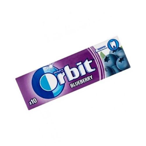 Chewing gum / blueberry orbit / 14 gr