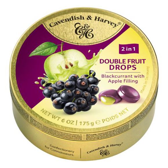 Candy / C & H / Double fruit drops / with apples and currants 175 gr