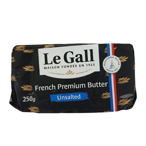 French cultivated cream butter/Le Gall/unsalted 82% 20*250g