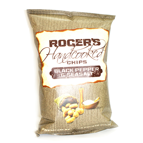 Chips / Roger / Natural potato with black pepper and salt 198625/9 * 150 gr