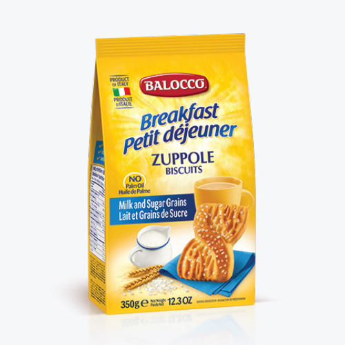 Milk biscuits /Balocco/ with pieces of sugar 12*350g