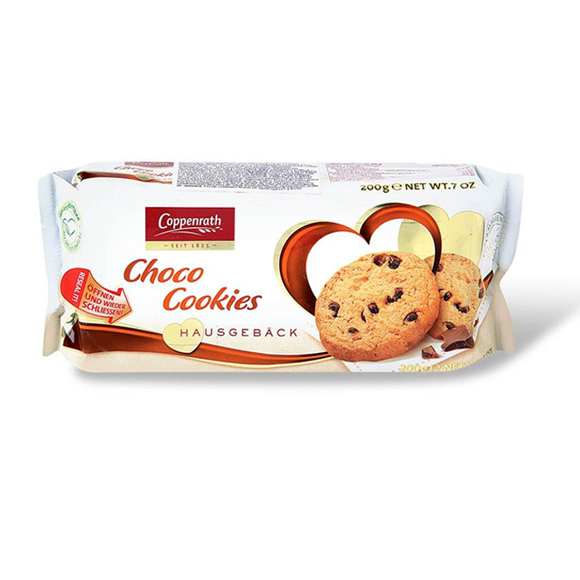 Biscuits Coppenrath chocolate flakes 12% 200 gr