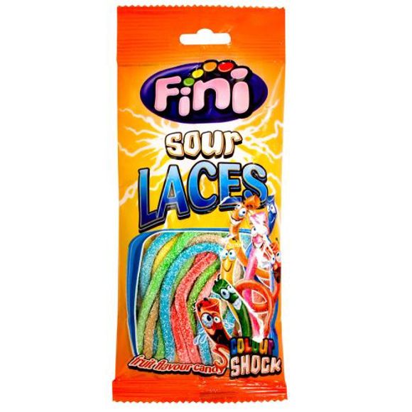 Gummy candy / Fini / "Sour colored lace" 12 * 90 gr