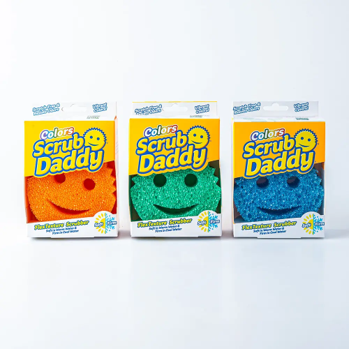 ღრუბელი / Scrub daddy / მაღალტექნოლოგიური / ფერადი სახეხი