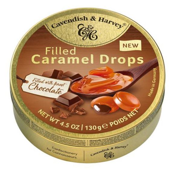 Candy / C & H / Caramel drops with chocolate filling 11 * 130 gr