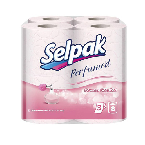 Toilet paper / Selpak fragrant 3 layers / 8 pcs