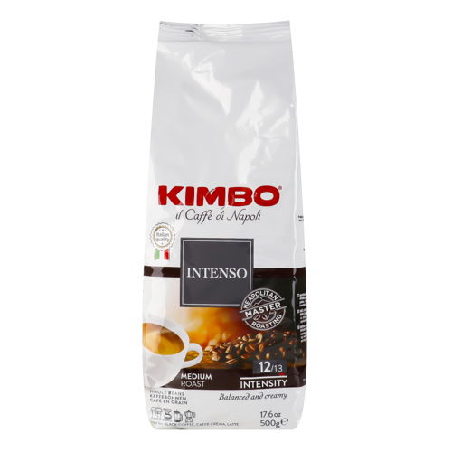 ყავა / მარცვალი / ინტენსო / Kimbo / 500 გრ 