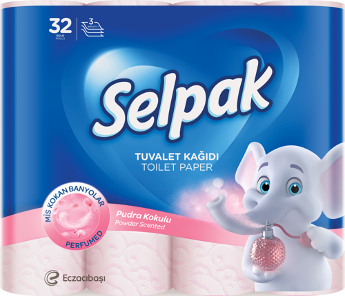 ტუალეტის ქაღალდი / სელპაკ  3x32ც 3 ფენა სურნელოვანი /